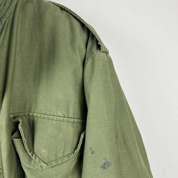 Vintage Vietnam War Era US Military M-65 Field Jacket Alpha Industries OG-107 - Picture 8 of 8